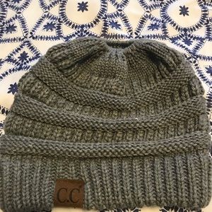 Gray toboggan